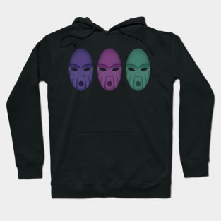 Three masks Hoodie